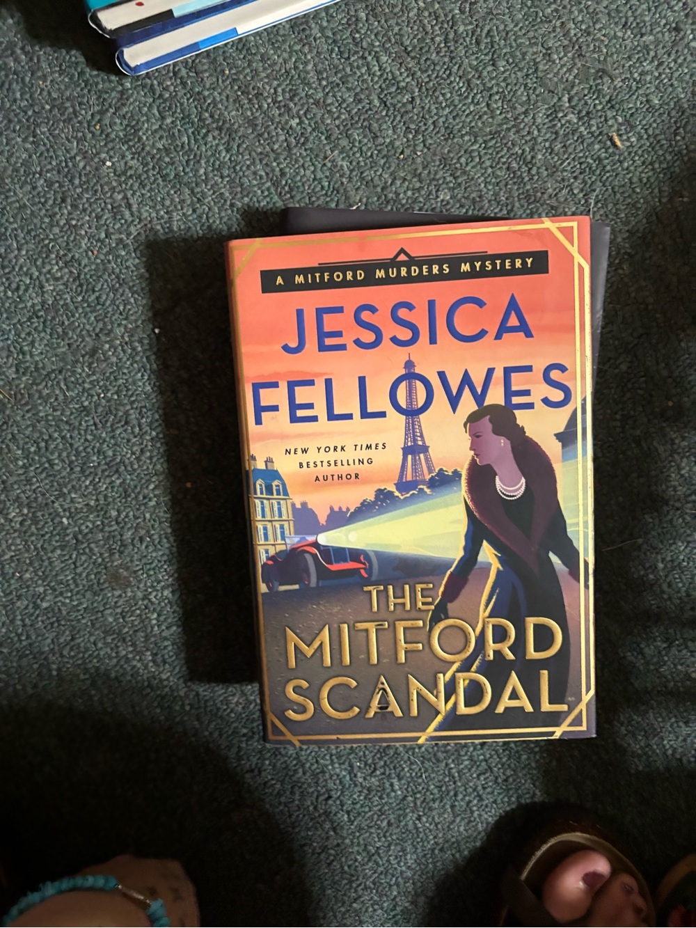 The Mitford Scandal by - Vibrant Orange Hardcover/ Paperback Cover